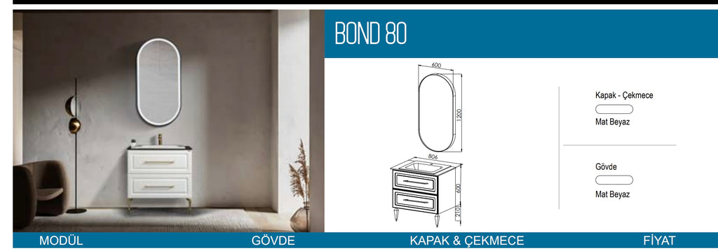 DULAP DE BAİE 80CM